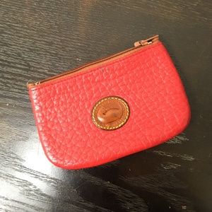 Dooney & Bourke Red Coin Purse